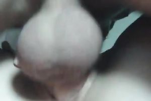 Closeup movie scene of my wet GF getting fucked missionary style