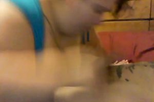 Chubby cheap bitch with giant boobies provided my tattooed ally with BJ