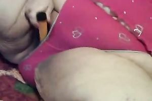 Slutty and freaky older slut teases herself on web camera