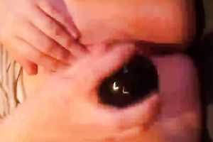 I have a fun playing with my fake penis in front of the web camera