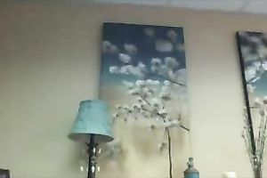 Chubby dirty-minded blond nympho enjoyed her masturbation