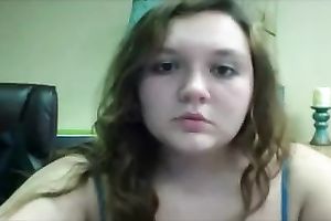 Chubby dirty-minded blond nympho enjoyed her masturbation