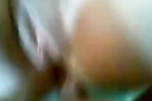 My friend's perverted wifey's rectal hole needs a ideal missionary drilling