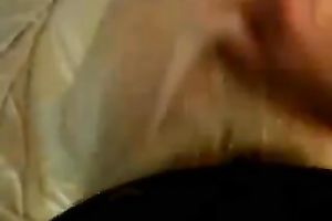 Bought my sexy brunette hair chick a precious white watch throughout night gown