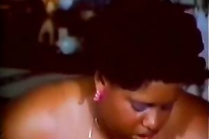 Fat dark housemaid desires to please a lustful slim white chap