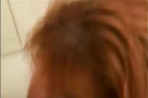 This horny redhead overweight wench has 2 paramours coming over