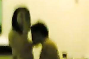 Beautiful Asian dark brown GF being very loud and noisy