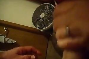 Blindfolded doxy sucks my powerful shlong like a real pro