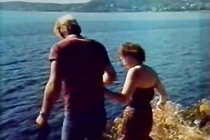 Blond head bawdy floozy sucks lengthy stinky dark cock juice stick