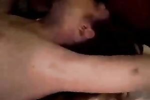Black stud feeding me with his penis and hawt cum on livecam