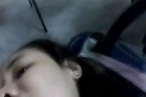 My Asian GF and me group-sex after caressing every other