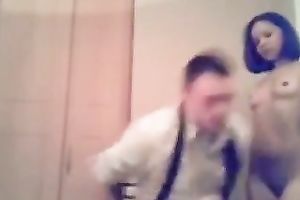 Sexy dark brown chick lapdancing in advance of riding my weenie on top