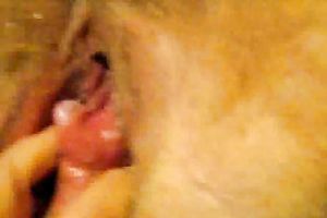 Indeed an unattractive bawdy cleft of my older obese girl on webcam