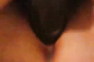 My sexy white slutwife is getting pleased by brown skin fellow