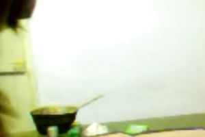 Chubby unsightly and large bottomed non-professional Indian aged girl rides shlong