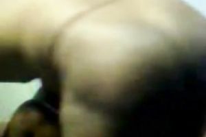 Chubby unsightly and large bottomed non-professional Indian aged girl rides shlong