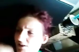 Shaved cunt of my horny white wife drilled hard in the morning