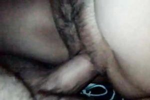 Hairy fur pie of my seductive girlfriend acquires screwed on close up movie scene