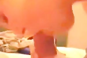 All whorable dark brown girlie was engulfing super hard lengthy wang of mine