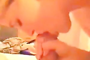 All whorable dark brown girlie was engulfing super hard lengthy wang of mine