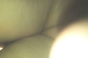 Super sexy woman in constricted suit has an ass to be proud of