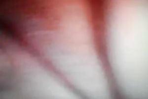 Chubby white wife masturbates with a banana and shows her monster cunt