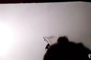 Chubby BBC slut with saggy pointer sisters is riding my knob magnificently POV style