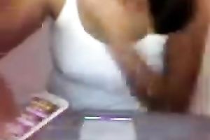 Tempting black cock sluts rubbing firm teats with fingers