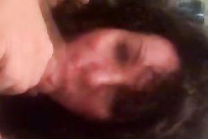 Amazing oral-stimulation and anal knob riding from sexy aged Las Vegas tramp