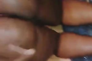 Bubble booty ebony slut desires me to finger her rectal hole