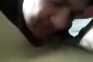 Cute youthful dilettante Indian amateur wife blowing cock of a aged stud