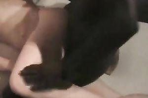 My boyfriend shared me with this sexy dark dude and filmed us