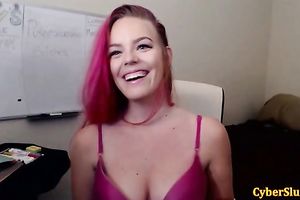 Redhead Asks Can You See It In My Throat?