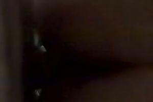 This disgusting obese whore loves my large shlong in her muff