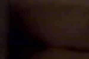 This disgusting obese whore loves my large shlong in her muff