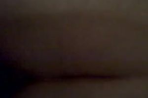 This disgusting obese whore loves my large shlong in her muff