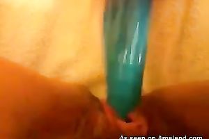 My limber shaggy love tunnel on POV non-professional sex movie scene at home