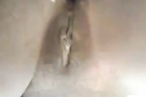 Ebony babe of ally of mine making herself squirt