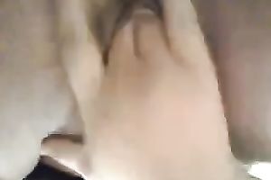 Ebony babe of ally of mine making herself squirt