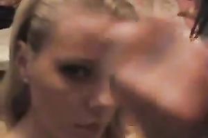 What it feels like to facialize sexy college golden-haired princess