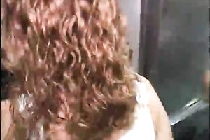 Three youthful stylish harlots getting wicked on camera