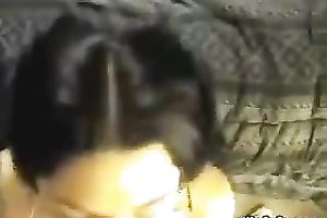 Nerdy brunette hottie wishes her glasses to be overspread in cum