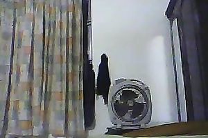 Hilarious black haired webcam playgirl flashed her pleasing boobies