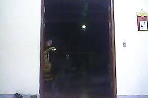 Hilarious black haired webcam playgirl flashed her pleasing boobies