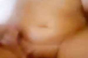 Chubby wife got spunk fountain on her stomach after missionary style