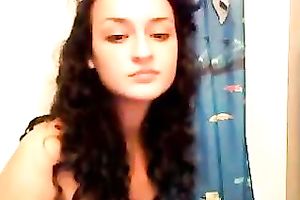 Seductive youthful chick showing her svelte glamorous body