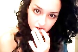 Seductive youthful chick showing her svelte glamorous body