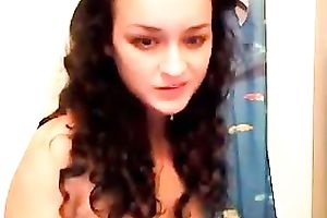 Seductive youthful chick showing her svelte glamorous body