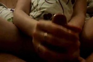 Professional oily tugjob by my skillful mother I'd like to fuck housewife - POV