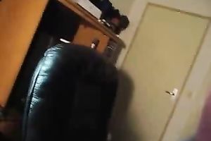 Lustful redhead slut sucks my dark jock deepthroat